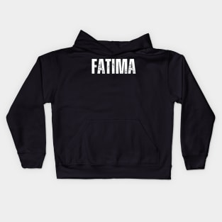 Fatima Name Gift Birthday Holiday Anniversary Kids Hoodie